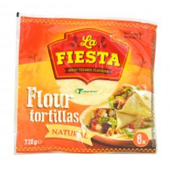 La fiesta flour tortillas 320g