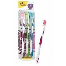 Clendy 3 Toothbrushes Medium