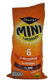 Jacobs Mini Cheddars 6pk variety 138gr
