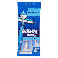 GILLETTE BLUE RAZORS X4