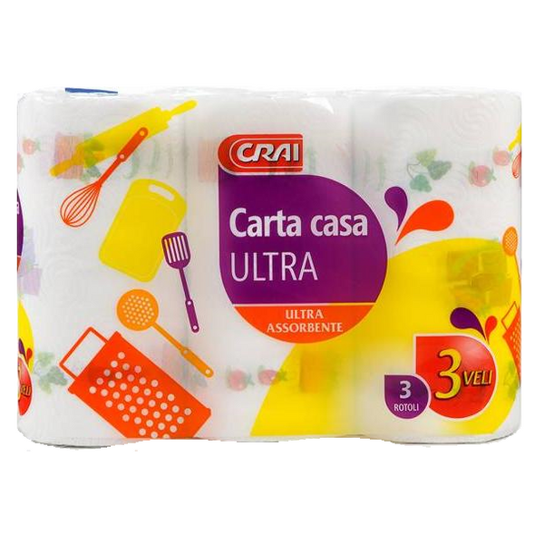 Crai Carta casa 2 Rotoli