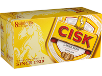 Cisk lager 8x33cl cans Includes €0.80 BCRS Deposit