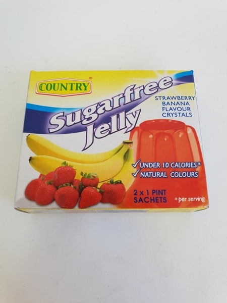 Country Sugar free Strawberry&Banana 2 x 15gr