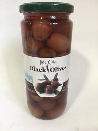 InterOliva Black Olives Whole 300gr