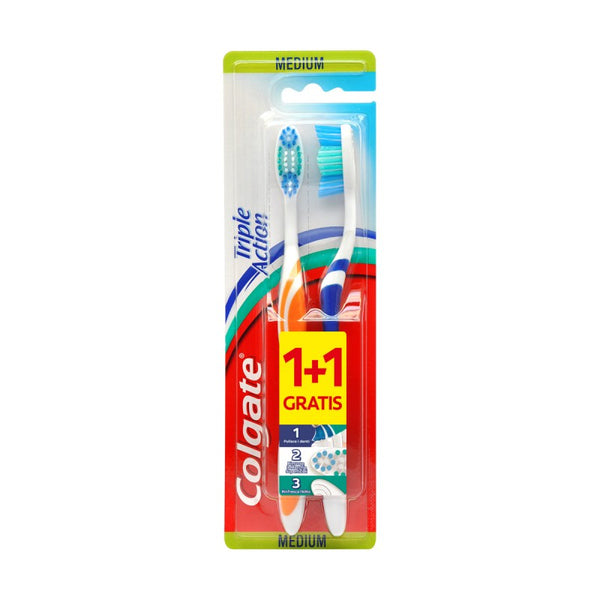 Colgate toothbrush medium x2