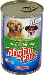 Miglior Cane Chunkies with beef and vegetables 405gr  4 for €2.40