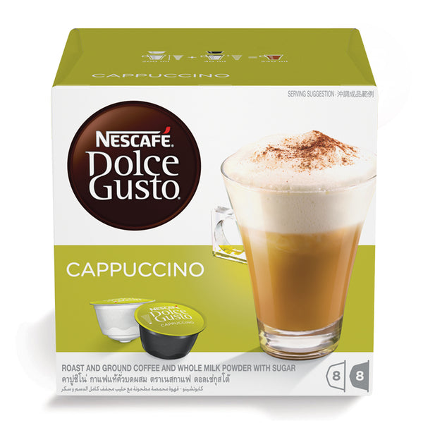 NESCAFE DOLCE GUSTO CAPPUCCINO PODS 186,4G