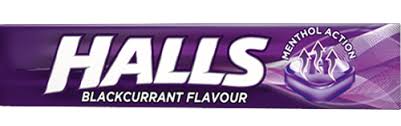 Halls Blackcurranr flavour