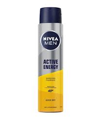 NIVEA DEODORANT SPRAY MEN ACTIVE ENERGY 250ML