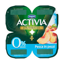 Danone Activia peach  0% x 4 x 125gr