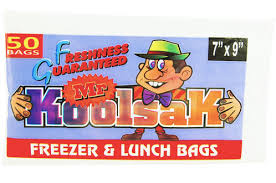Freezer Lunch Bags 7x9inch 50bags