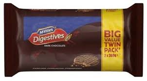 Mcvities Digestive Milk Chocolate Twin 316gr