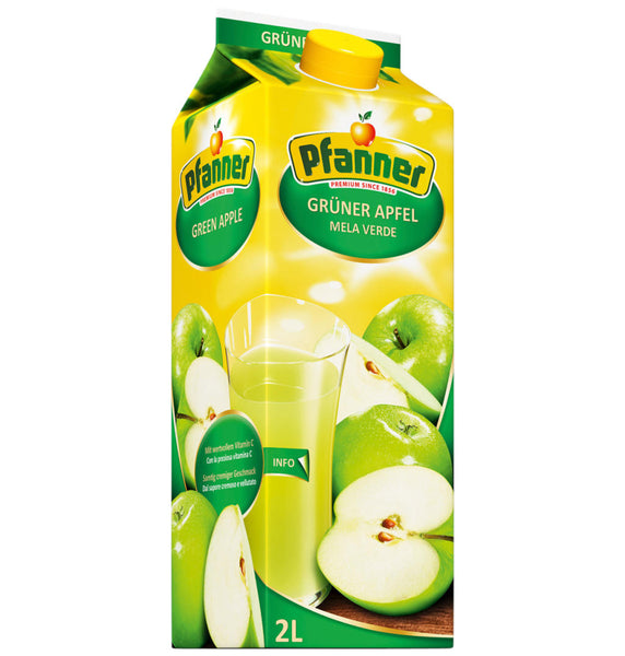 Pfanner Green Apple juice 2ltr