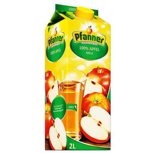 Pfanner 100% apple juice 2 ltr