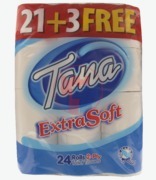 Tana toilet paper 21+3 free