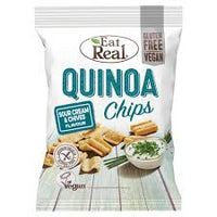 EAT REAL QUINOA CHIPS SOUR CREAM & CHIVES FLAVOUR  45G