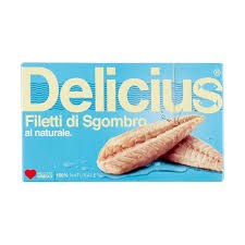 Delicius Filetti di sgombro al naturale 125g