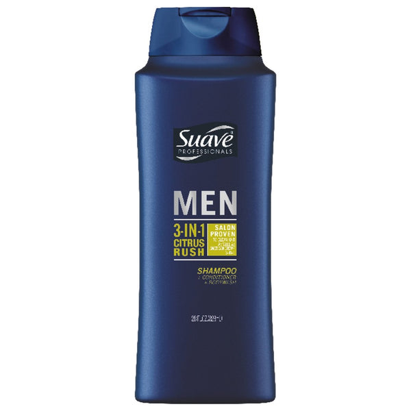 Suave Mens 3in1 Shampoo conditioner body wash 828ml