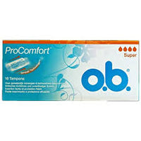 O.B ProComfort Super 16Tampons