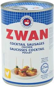 ZWAN COCKTAIL SAUSAGES CHICKEN 400GR