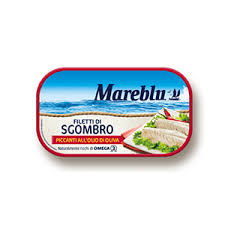 Mareblu Filetti di Sgombro piccanti all`olio di oliva 90g