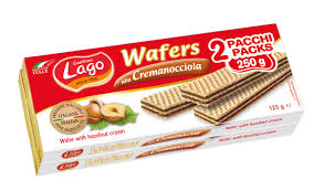 Lago Wafers hazelnut cream 2packs 250g