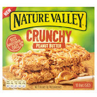 NATURE VALLEY CRUNCHY PEANUT BUTTER 10 BARS 5X42G