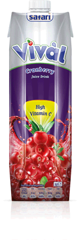 Safari Vival Cranberry juice 1ltr